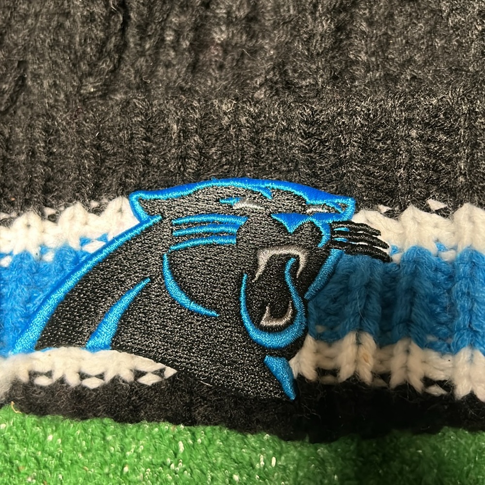 Carolina Panthers toboggan! One size fits most! - Picture 3 of 3